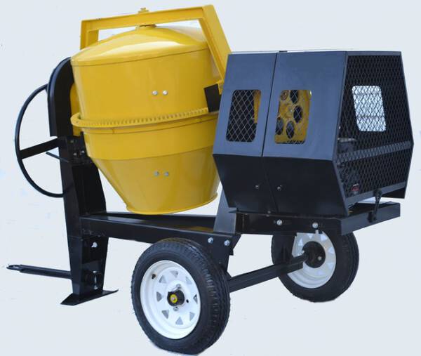 GAS POWERED - TOWABLE CEMENT MIXER